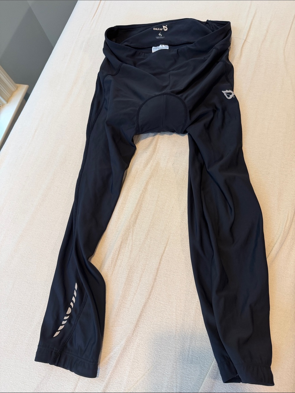 Women’s L Black Cycling Tights
